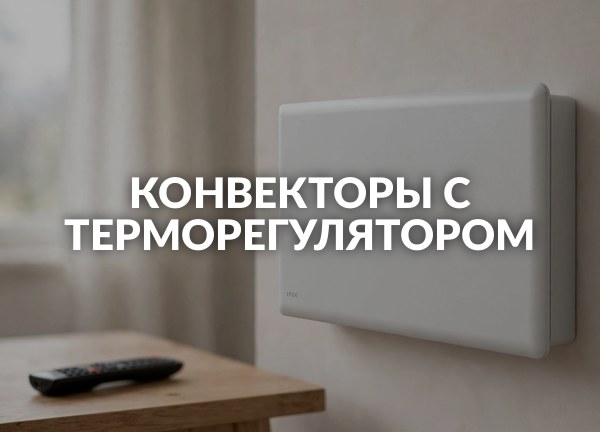 Конвекторы с терморегулятором