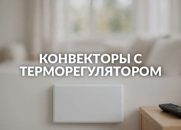 Конвекторы с терморегулятором
